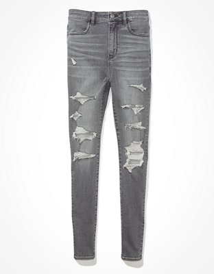 Женские джинсы American Eagle AE Ne(x)t Level Ripped Highest Waist Jegging — фото 3
