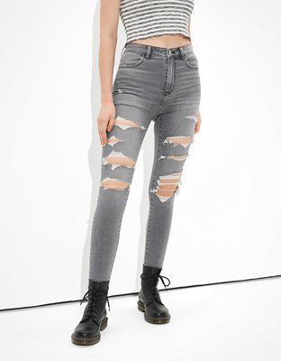 Женские джинсы American Eagle AE Ne(x)t Level Ripped Highest Waist Jegging — фото 4
