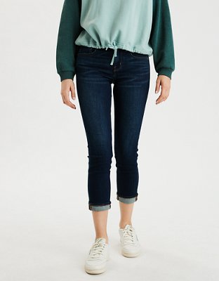 american eagle cropped jeans