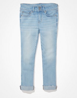 AE Ne(x)t Level LowRise Artist Crop Jean