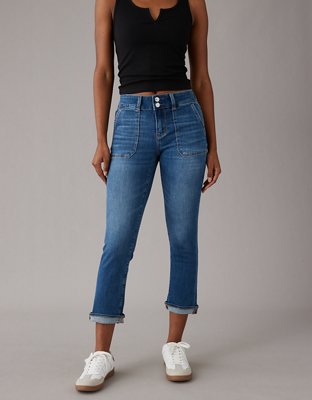 AE Ne(x)t Level Artist Crop® Jean - $29.96 AE The Dream Jean Curvy  High-Waisted Jegging Crop - $37.46