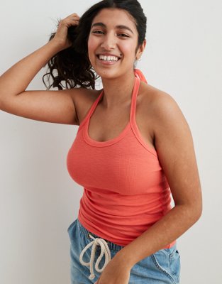 Aerie Ribbed Halter Top