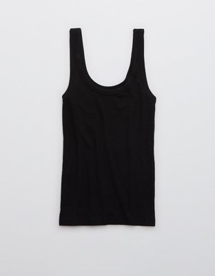 Black Wife Beater Sleeveless Shirt