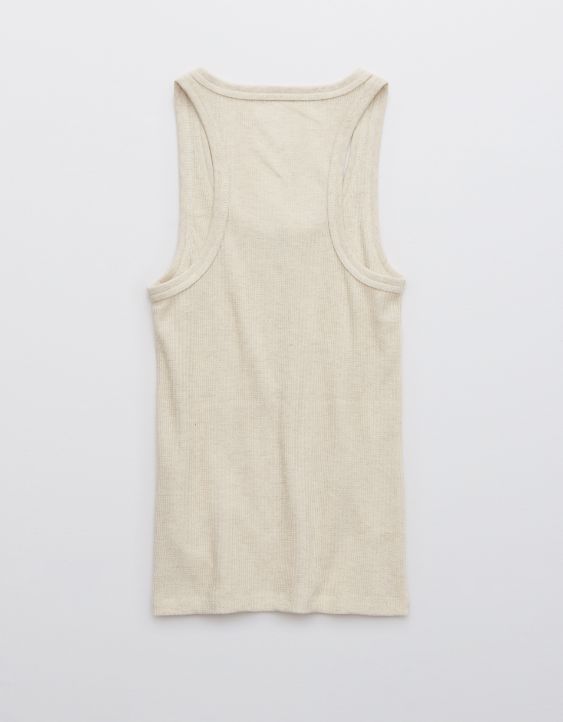Aerie No BS Waffle Henley Tank Top