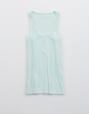 Shop Aerie Plush Henley Long sleeve T-Shirt online