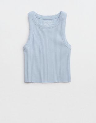 Aerie Textured Free Spirit Ribbed Tank Top