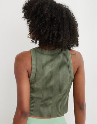 Женские топы Aerie Textured Free Spirit Ribbed Tank Top — фото 4