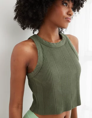 Aerie Free Spirit Ribbed Tank Top