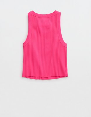 Aerie Textured Free Spirit Ribbed Tank Top