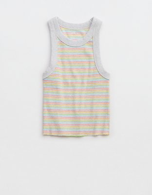 Aerie Free Spirit Ribbed Tank Top