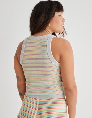 Aerie Free Spirit Ribbed Tank Top