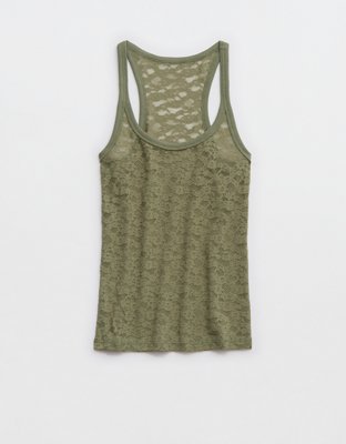 Aerie Easy Does It Vintage Lace Tank Top