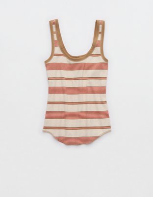 Aerie Ribbed Scoop Neck Tank Top