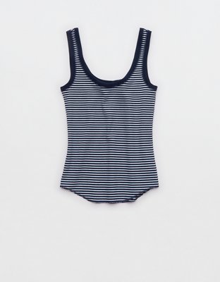 Aerie Ribbed Scoop Neck Tank Top