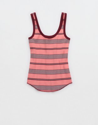 Aerie Ribbed Scoop Neck Tank Top
