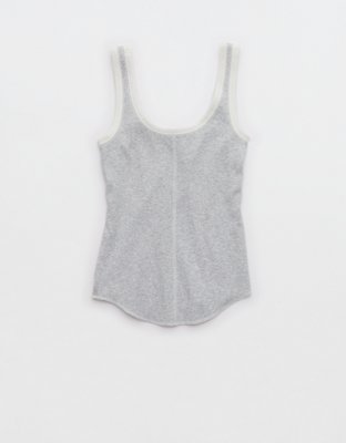 Aerie Ribbed Scoop Neck Tank Top