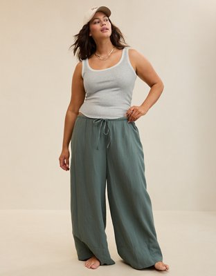 Aerie Ribbed Scoop Neck Tank Top