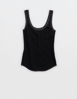 Aerie Ribbed Scoop Neck Tank Top | Aerie