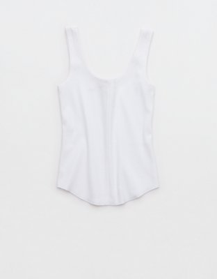 Aerie Ribbed Scoop Neck Tank Top