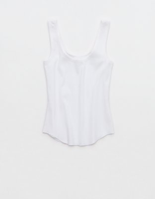 Aerie Ribbed Scoop Neck Tank Top