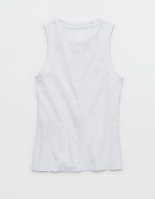Aerie Unwind Waffle Henley Tank Top
