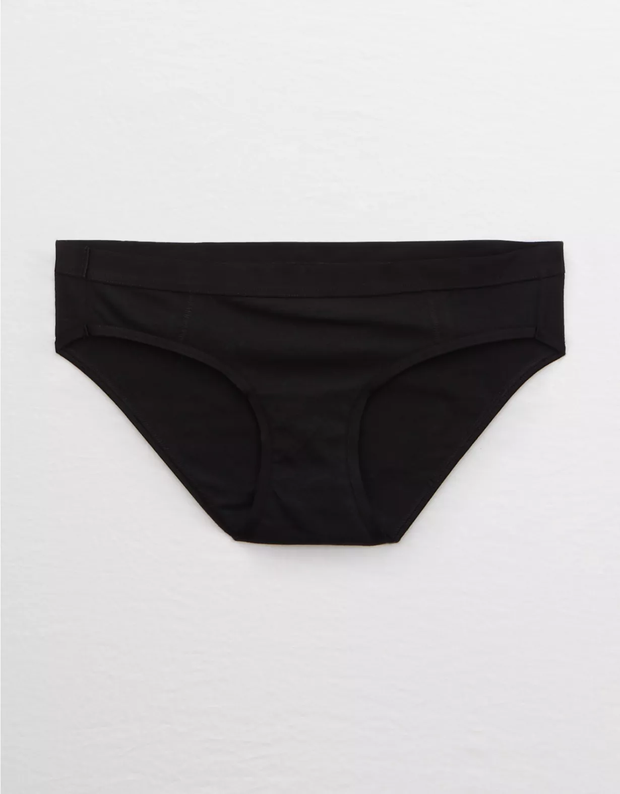 Aerie Cotton Flat Elastic Bikini Underwear