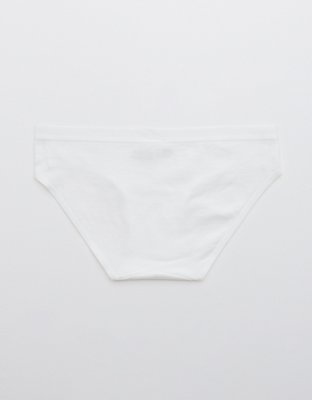 Aerie Cotton Flat Elastic Bikini Underwear