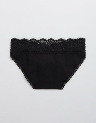 Aerie Cotton Eyelash Lace Bikini Underwear