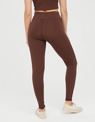Женские брюки Aerie OFFLINE By Aerie Mini Houndstooth Drawcord Legging — фото 3