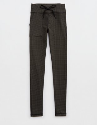 OFFLINE By Aerie Mini Houndstooth Drawcord Legging