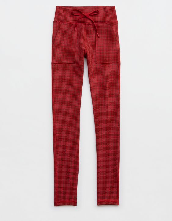 OFFLINE By Aerie Mini Houndstooth Drawcord Legging