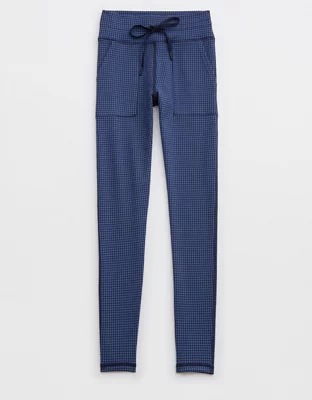 OFFLINE By Aerie Mini Houndstooth Drawcord Legging
