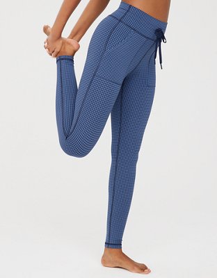 OFFLINE By Aerie Legging con cordón y diseño de pata de gallo pequeña