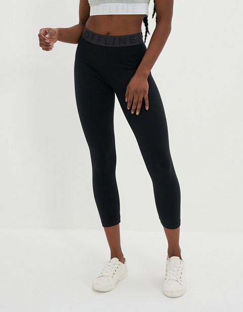 Женские брюки Aerie OFFLINE By Aerie OG Logo Crop Legging
