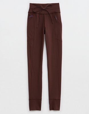 aerie, Pants & Jumpsuits, Nwt Offline By Aerie Warm Up Zipper Pocket  Legging In True Black Sizes Sm