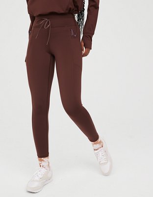 OFFLINE By Aerie Real Me Xtra Hold Up Pocket Legging Women's Dark Maple XXL  - Yahoo Shopping