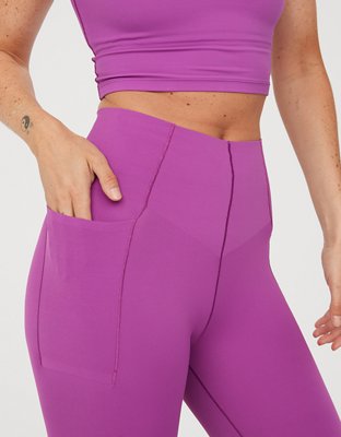 Ritualay Ladies Bottoms Solid Color Leggings Gym Stretch Yoga Pants Boot Cut  Staight Trousers Purple XL 