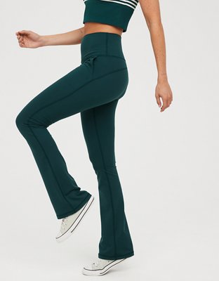 High Rise Flared Yoga Aerie Offline Flare Leggings For Women With Waistband  And Pocket Naked Feeling Sports Pant For Running, Fitness, And Sports L204  From Ai802, $20.53