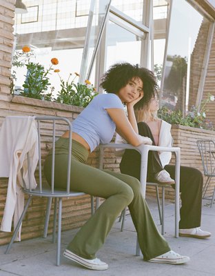 OFFLINE By Aerie Real Me XTRA Foldover Bootcut Legging