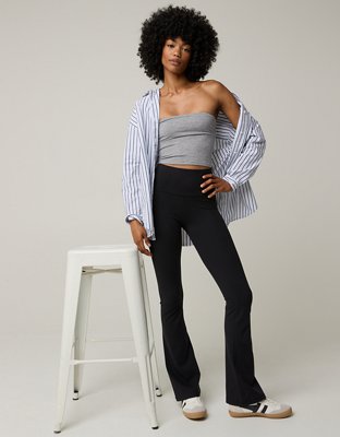 ★andar★ Air Cooling Stripe Bootcut Leggings Aircooling Sharon Bootcut Leggings – NightGlow