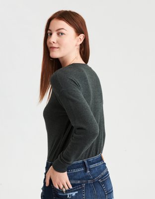 Женские худи American Eagle AE Soft & Sexy Plush Crewneck Sweatshirt — фото 2
