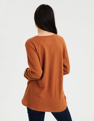 Женские худи American Eagle AE Soft Plush Raglan Sweatshirt — фото 2