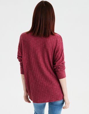 Женские мягкие игрушки American Eagle AE Soft Plush Mock Turtle Neck Top — фото 2