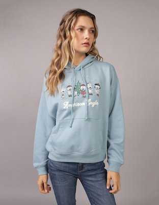 AE Peanuts Holiday Graphic Hoodie