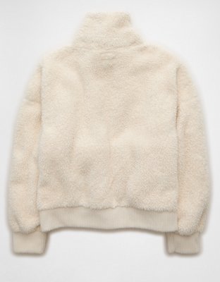 AE Full-Zip Sherpa Fleece Sweatshirt