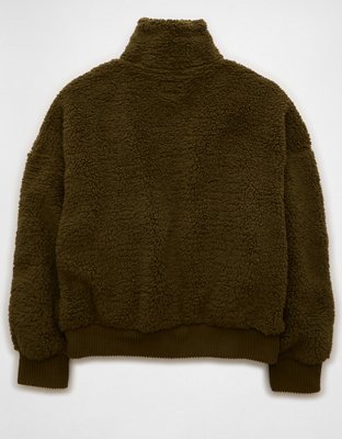 AE Full-Zip Sherpa Fleece Sweatshirt