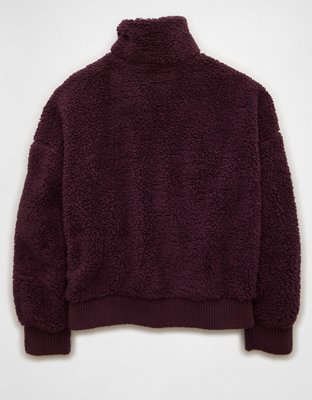 AE Full-Zip Sherpa Fleece Sweatshirt
