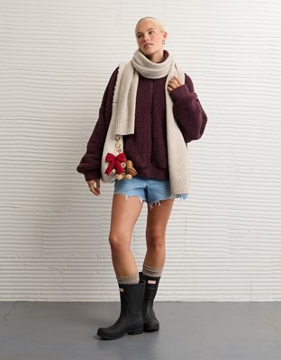 AE Full-Zip Sherpa Fleece Sweatshirt