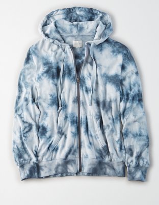 Женские худи American Eagle AE Fleece Slouchy Zip Up — фото 3