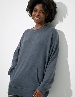 Ae oversized fleece 2025 crew neck sweatshirt